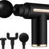 YasmijnShop Massage Gun ? Cadeau Voor Hem Of Haar - Ontspanning Cadeau ? Massage Pistool Sport En Relax? 4 Opzetstukken ? 6 Verschillende Standen ? Zwart