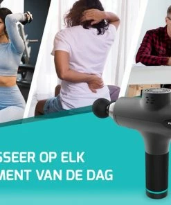 FITAGE? Massage Gun - 15 Opzetstukken - 30 Standen - Massagegun - Muscle Gun - Professioneel - Opbergkoffer -KLASVSA Verkoop 550x458 10