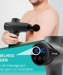 FITAGE? Massage Gun - 15 Opzetstukken - 30 Standen - Massagegun - Muscle Gun - Professioneel - Opbergkoffer -KLASVSA Verkoop 550x458 3