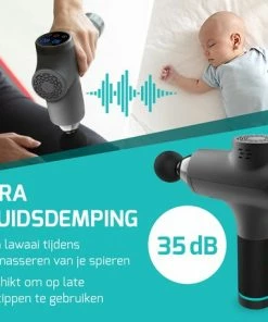FITAGE? Massage Gun - 15 Opzetstukken - 30 Standen - Massagegun - Muscle Gun - Professioneel - Opbergkoffer -KLASVSA Verkoop 550x458 5