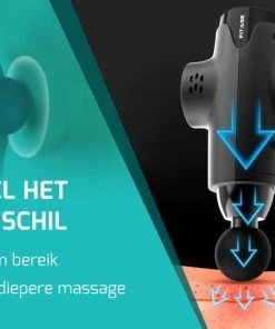 FITAGE? Massage Gun - 15 Opzetstukken - 30 Standen - Massagegun - Muscle Gun - Professioneel - Opbergkoffer -KLASVSA Verkoop 550x458 6