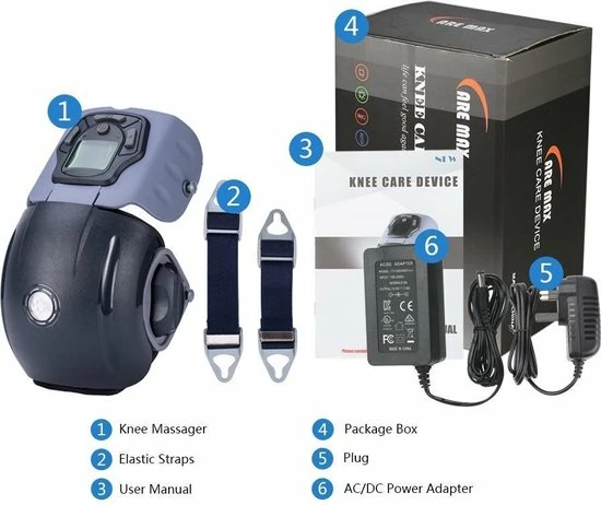 GoodLifeAT Knie Massage ? Massagekussen - Massage Kniebrace ? Massageapparaat Met Infrarood ? Geschikt Voor Reuma En Artritis - Elleboog - Knie 5 GoodLifeAT Knie Massage ? Massagekussen - Massage Kniebrace ? Massageapparaat Met Infrarood ? Geschikt Voor Reuma En Artritis - Elleboog - Knie - Afbeelding 5
