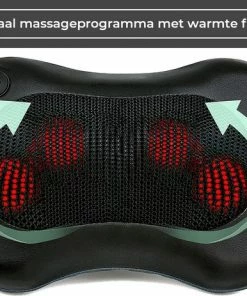 Zedar Shiatsu Massage Kussen - Elektrisch Nek En Rug Apparaat - Met Warmte Infrarood Functie ? Zwart -KLASVSA Verkoop 550x463 3