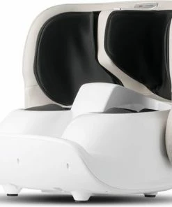 PRESSPLUS HAPPY FEET (wit) - Massage Voor Voeten En Kuiten - Voetmassage - Lucht Compressie - Ontspanningsmassage - Drukpuntmassage - Shiatsu Massage - Kuitmassage - Guasha