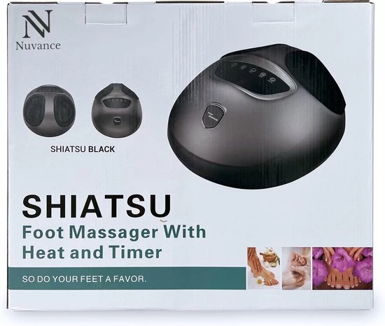 Nuvance - Voetmassage apparaat - 15 Standen - Bloedsomloop - Grijs Nuvance - Voetmassage Apparaat - 15 Standen - Bloedsomloop - Grijs -KLASVSA Verkoop