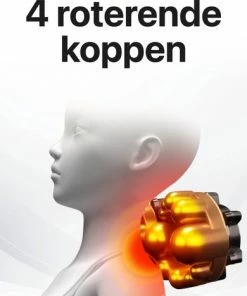 Tavaro Draadloos Massagekussen XXL Met Verwarmingsfunctie - Massageapparaat - Zwart -KLASVSA Verkoop 550x467 2