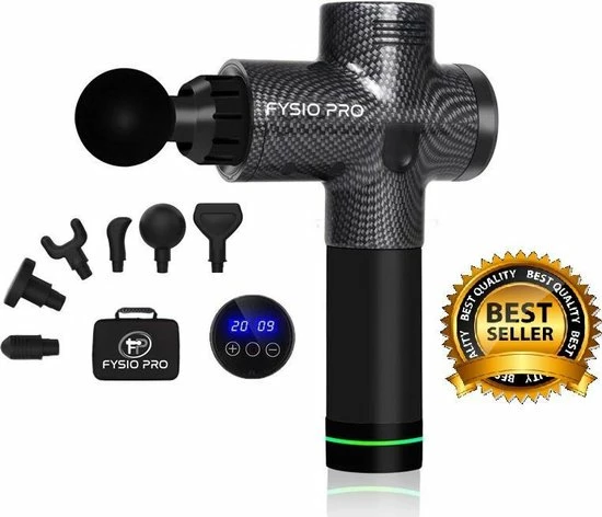 FYSIO PRO - Massage Gun - Sport En Relax Massage - Professioneel - Inclusief 6 Opzetstukken 1 FYSIO PRO - Massage Gun - Sport En Relax Massage - Professioneel - Inclusief 6 Opzetstukken
