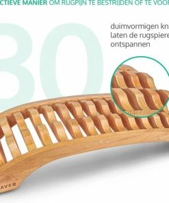 Dreaver Backstretcher - Beukenhout - Rugstretcher - Nekstretcher- Rugstrekker Bij Rugklachten - Drukpunt Massage - Rugpijn - Rug Corrector -KLASVSA Verkoop 550x473 1