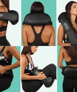 STATCH - Elektrisch Shiatsu Massage Kussen Met Warmte Functie - Nek En Schouder Massagekussen - Zwart -KLASVSA Verkoop 550x476 5