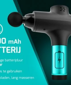 FITAGE? Massage Gun - 15 Opzetstukken - 30 Standen - Massagegun - Muscle Gun - Professioneel - Opbergkoffer -KLASVSA Verkoop 550x477