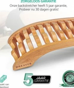 Dreaver Backstretcher - Beukenhout - Rugstretcher - Nekstretcher- Rugstrekker Bij Rugklachten - Drukpunt Massage - Rugpijn - Rug Corrector -KLASVSA Verkoop 550x485 1