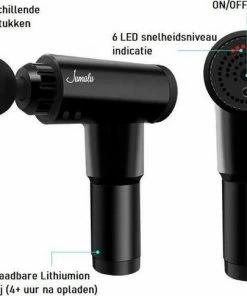 Jumalu? Massage Gun - Massage Apparaat Met 6 Verschillende Standen - 4 Opzetstukken -KLASVSA Verkoop 550x485