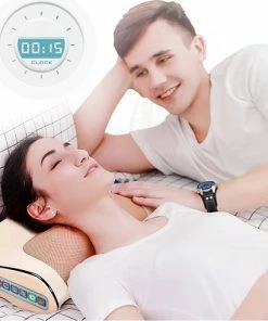 Jinkairui 8D Massage Kussen Zwart - Nek Massage Apparaat - Rug Massage - Warmte Massage - Multifunctioneel - Auto Oplader - Slimme Technologie - Elektrische Massage - Infrarood Verwarming - Ontspanning - Cervicale Gezondheid - -KLASVSA Verkoop 550x491 5
