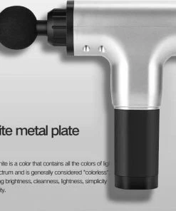 Facial Gun Fascial Gun - Massage Gun - Zwart - 4 Opzetstukken - Stille En Lange Batterijduur - Massagegun Spier Massage - Stress Relief - Spierherstel - 2000mAh Batterij - Relax Massage - Draadloos - Mini Massage - Oplaadbaar - Massage Pistool - Massageapparaat -KLASVSA Verkoop 550x493 1