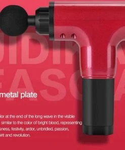 Facial Gun Fascial Gun - Massage Gun - Zwart - 4 Opzetstukken - Stille En Lange Batterijduur - Massagegun Spier Massage - Stress Relief - Spierherstel - 2000mAh Batterij - Relax Massage - Draadloos - Mini Massage - Oplaadbaar - Massage Pistool - Massageapparaat -KLASVSA Verkoop 550x495 4