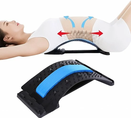 Merkloos Backstretcher - Houding Corrector - Voor Rugklachten - Rugmassage - Verstelbare Rugstretcher - Magnetische Acupunctuur - Rugtrainer - Rugstrekker - Drukpunt Massage - Postuur Correctie - Zithouding - Blauw 1 Merkloos Backstretcher - Houding Corrector - Voor Rugklachten - Rugmassage - Verstelbare Rugstretcher - Magnetische Acupunctuur - Rugtrainer - Rugstrekker - Drukpunt Massage - Postuur Correctie - Zithouding - Blauw