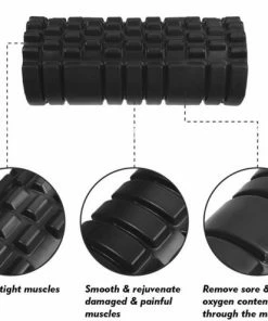 Merkloos Massageroller Massage Roller Foam Roller Fitness Sport Trigger Point Massage Yoga 14,5 X 33 Cm Zwart -KLASVSA Verkoop 550x495 8