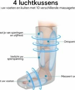 CINCOM® Professioneel Compressie Beenmassage Apparaat - Voetmassage Apparaat Bloedsomloop - Met Nederlandse Handleiding 17 CINCOM® Professioneel Compressie Beenmassage Apparaat - Voetmassage Apparaat Bloedsomloop - Met Nederlandse Handleiding -KLASVSA Verkoop 550x497 3