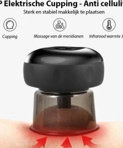 BP Elektrische Cupping - Cellulite Massage Apparaat - Bindweefselmassage - Anti Cellulitis - Cellulite Cups - Cupping Massage - Full Body - USB Oplaadbaar - Sinterklaas Cadeautjes - Black Friday 2022 Deals -KLASVSA Verkoop 550x498 8