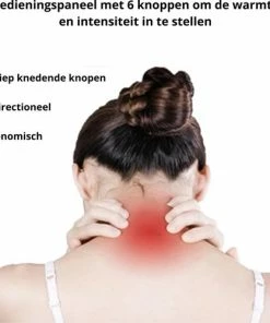 Thuys Massagekussen Met Warmte Elementen - Nekmassage Apparaat - Massage Apparaat Met Infrarood - Energiebesparend - 6 Verschillende Standen - Wit -KLASVSA Verkoop 550x500 8