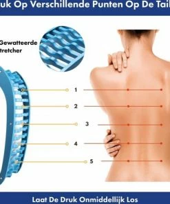 Shine4You Backstretcher - Rugstretcher - Nekstretcher- Rugstrekker Bij Rugklachten - Drukpunt Massage - Rugpijn - Rug Corrector - Incl. Opbergtas -KLASVSA Verkoop 550x501 4