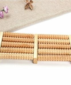 Orange85 Voetmassage - Roller - Hout - Reflexologie - Bloedsomloop