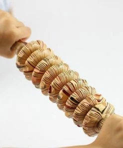 WiseGoods Premium Houten Massage Roller Tool - Bindweefselmassages - Anti Cellulite - Massageapparaten - Relax - 9 Wielen - 38cm -KLASVSA Verkoop 550x503 4