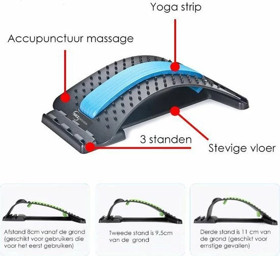 SEZGoods Luxe Nekstretcher - Rugstretcher - Rug Corrector - Postuur Corrector - Massagebal 7 SEZGoods Luxe Nekstretcher - Rugstretcher - Rug Corrector - Postuur Corrector - Massagebal - Afbeelding 7