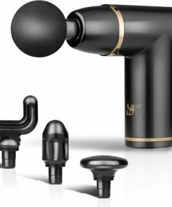 Lafe Massage Gun - Massage Apparaat - 4 Opzetstukken - 8 Standen