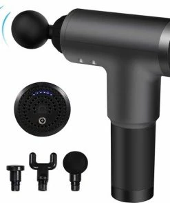 Qualitech Massage Gun - Theragun - Hypervolt - Relax And Massage - Spierherstel - Massageapparaat - Draadloos En Oplaadbaar ? Ontspan En Verzorg Spieren ? Spierontspanner ? Geschikt Voor Herstel ? 4 Massagekoppen Met 6 Standen