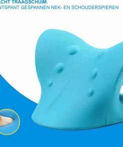 Siempre Bien Nekstretcher - Blauw - Massage Kussen - Voor Nek, Rug En Schouderpijn - Massagekussen - Nek Stretcher - Shiatsu Massagekussen - Massage Hoofdkussen - Nekmassage Apparaat - Nekkussen - Massage Kussen Nek En Rug - Massage - Triggerpoint - Acupunctuur -KLASVSA Verkoop 550x506