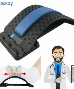 Backzy Backstretcher - Rugstretcher - Nekstretcher - Rug Corrector - Rugmassage - Massage Apparaat- Yogamat - Rugbrace - Rugsteun
