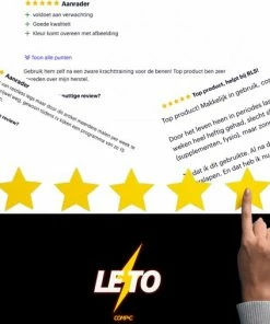LETO? Voetmassage En Beenmassage Apparaat - Massage Apparaat - Rusteloze Benen - Vermoeide Benen - Verbetert Bloedsomloop - Recovery Boots - Lymfedrainageapparaat - Cellulitis Vermindering -KLASVSA Verkoop 550x507 6