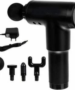 Fitness By Medicu® Professionele Massage Gun Incl. 4 Opzetstukken – Massage Pistool Vibratiemassage, Satisfyer