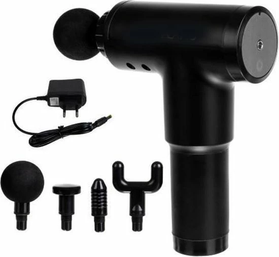 Professionele Massage Gun incl. 4 Opzetstukken – Massage Pistool Vibratiemassage, Satisfyer Fitness By Medicu® Professionele Massage Gun Incl. 4 Opzetstukken – Massage Pistool Vibratiemassage, Satisfyer -KLASVSA Verkoop 550x508 4