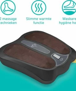 VIGOR LIFESTYLE GOODS Voetmassage Apparaat ? Ontspanning Door 18 Shiatsu Massagekoppen En Infrarood Warmte Stand - Wasbare Hoes ? Zwart -KLASVSA Verkoop 550x509 4