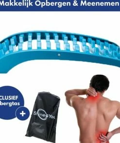 Shine4You Backstretcher - Rugstretcher - Nekstretcher- Rugstrekker Bij Rugklachten - Drukpunt Massage - Rugpijn - Rug Corrector - Incl. Opbergtas -KLASVSA Verkoop 550x510 1