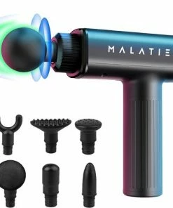 Malatie Massage Gun - Professioneel Massage Apparaat - Digitaal Scherm - Inclusief 6 Opzetstukken - 30 Standen - Professioneel - Massage Pistool