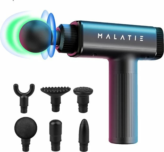 Malatie Massage Gun - Professioneel Massage Apparaat - Digitaal Scherm - Inclusief 6 Opzetstukken - 30 Standen - Professioneel - Massage Pistool 1 Malatie Massage Gun - Professioneel Massage Apparaat - Digitaal Scherm - Inclusief 6 Opzetstukken - 30 Standen - Professioneel - Massage Pistool