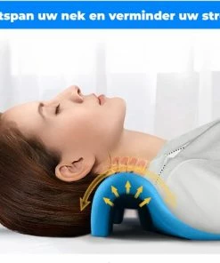 Buzzworldwide Nekstretcher - Massagekussen - Nekkussen - Nekmassage Apparaat - Schoudermassage - Nek Massage - Nekpijn Kussen - Nekshape - Blackfriday - Sinterklaascadeau - Kerstcadeau -KLASVSA Verkoop 550x512