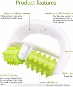 Merkloos Lichaams Roller Met Handvat - Rug/Nek/Schouders/Benen -Nekroller Tegen Krampen En Spierpijn -KLASVSA Verkoop 550x512 3
