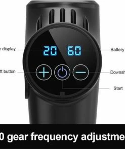 Merkloos Massage Gun + 6 Opzetstukken | Zwart 24 Merkloos Massage Gun + 6 Opzetstukken | Zwart -KLASVSA Verkoop 550x512 7