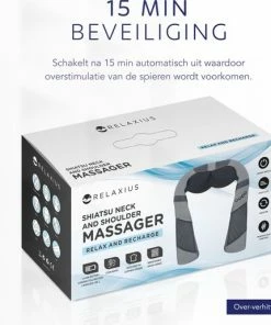 Relaxius? Massagekussen - Draadloos - Shiatsu Massagekussen - Nekmassage - Infrarood Warmtefunctie - 3 Intensiteitsstanden 18 Relaxius? Massagekussen - Draadloos - Shiatsu Massagekussen - Nekmassage - Infrarood Warmtefunctie - 3 Intensiteitsstanden -KLASVSA Verkoop 550x515 1