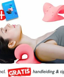 Siempre Bien Nekstretcher - Rose - Rug En Schouderpijn - Massagekussen - Massage Hoofdkussen - Nekmassage Apparaat - Nekkussen - Massage Kussen Nek En Rug - Massage - Triggerpoint - Acupunctuur