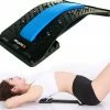 EarKings Backstretcher Massage Apparaat Met Zachte Massage Pads - Rugstretcher Met 4 Standen - Verstelbare Rugmassage Voor Optimale Ontspanning V3