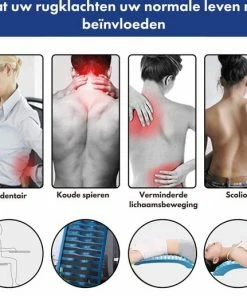 Shine4You Backstretcher - Rugstretcher - Nekstretcher- Rugstrekker Bij Rugklachten - Drukpunt Massage - Rugpijn - Rug Corrector - Incl. Opbergtas -KLASVSA Verkoop 550x516 3