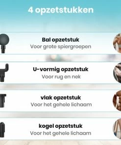 TibaGoods Massage Gun - Klop En Compressie - Massage Apparaten - 30 Standen - Inclusief Reistas - 1 Jaar Garantie - Moederdag 10 TibaGoods Massage Gun - Klop En Compressie - Massage Apparaten - 30 Standen - Inclusief Reistas - 1 Jaar Garantie - Moederdag -KLASVSA Verkoop 550x516 4