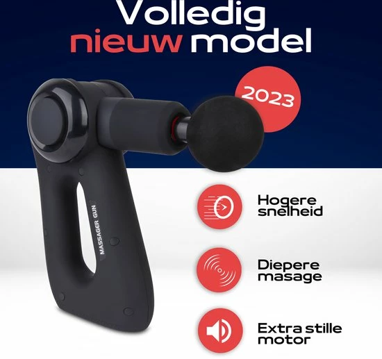 Yomoko Massagegun - Professioneel - Theragun-Pistool - Massage Gun - Apparaat - Inclusief Koffer & 4 Massagekoppen 2 Yomoko Massagegun - Professioneel - Theragun-Pistool - Massage Gun - Apparaat - Inclusief Koffer & 4 Massagekoppen - Afbeelding 2