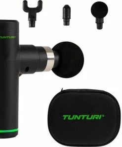 Tunturi Massage Gun Mini - Massage Apparaat - Massage Pistool - Oplaadbaar - Incl. 4 Opzetstukken En Koffer
