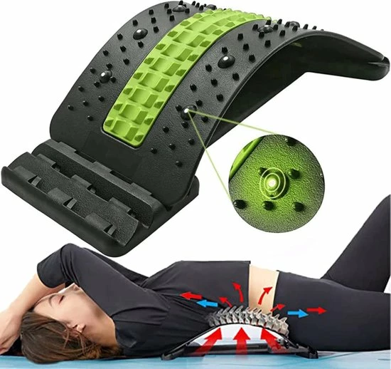 Luxovita Verstelbare Rugstretcher - Voor Nek-/Rugklachten - Rugmassage - Backstretcher - Groen Luxovita Verstelbare Rugstretcher - Voor Nek-/Rugklachten - Rugmassage - Backstretcher - Groen -KLASVSA Verkoop 550x518 4